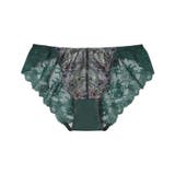 ダークグリーン | Steppe Flower 総レースショーツ JF1266 | une nana cool