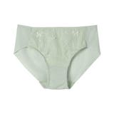 ライトオリーブ | 小さく見せるミニマイザーブラ レース ショーツ JF2104 | une nana cool