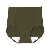 オリーブ | 汗消臭 綿混 フラット仕上げ ショーツ JF3110 | une nana cool