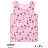 ピンク | 【ハリー ポッターコラボ】キッズ 男女児兼用トップ（ノースリーブ） | une nana cool