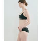 綿ベア天竺 カラーブロッキング ノンワイヤーブラジャー LB1073 | une nana cool | 詳細画像10 