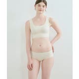 汗消臭 綿混フラット仕上げ ノンワイヤーブラ LB1079 | une nana cool | 詳細画像2 