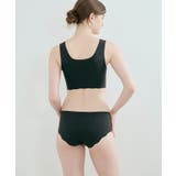 汗消臭 綿混フラット仕上げ ノンワイヤーブラ LB1079 | une nana cool | 詳細画像6 