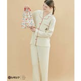 MADE WITH シモジマ 【綿100%】開襟ワッフルパジャマ LP6203 | une nana cool | 詳細画像6 