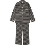 【綿混】ポンチボーダーパジャマ LP6463 | une nana cool | 詳細画像1 