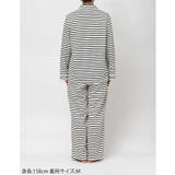 【綿混】ポンチボーダーパジャマ LP6463 | une nana cool | 詳細画像4 