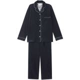 ネイビー | なめらかパイルパジャマ MADE WITH | une nana cool