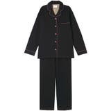 ブラック | 【綿混】32 CM天竺パジャマ MADE | une nana cool