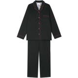 ブラック | 【綿100%】72 2 メガハイゲージパジャマ | une nana cool