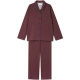 ブラウン | 【綿100%】72 2 メガハイゲージパジャマ | une nana cool