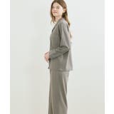 【綿100%】なめらかハイゲージ天竺パジャマ MADE WITH | une nana cool | 詳細画像2 