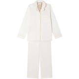 ホワイト | 【綿100%】なめらかハイゲージ天竺パジャマ MADE WITH | une nana cool