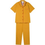 オレンジ | 【綿100％】40ハイゲージ天竺半袖パジャマ MADE WITH | une nana cool