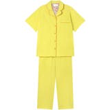 イエロー | 【綿100％】40ハイゲージ天竺半袖パジャマ MADE WITH | une nana cool