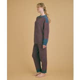 カラーブロッキング プルオーバー＆ロングパンツセット LP6710 | une nana cool | 詳細画像3 