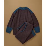 カラーブロッキング プルオーバー＆ロングパンツセット LP6710 | une nana cool | 詳細画像5 