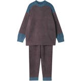 ブラウン | カラーブロッキング プルオーバー＆ロングパンツセット LP6710 | une nana cool