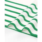 【綿100％】60ハイゲージ天竺パネルボーダー半袖ワンピース LP7500 | une nana cool | 詳細画像3 