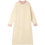 クリーム | カラーブロッキング ワンピース LP7705 | une nana cool