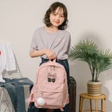 ポンポン付きチェリーロゴ刺繍リュック | URBAN CHERRY | 詳細画像13