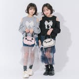 【2way】リボンジャカードスクエアバッグ | URBAN CHERRY | 詳細画像9 
