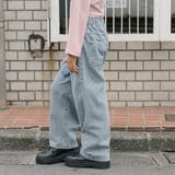 ハートパッチデザインデニムストレートパンツ | URBAN CHERRY | 詳細画像7