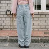 ハートパッチデザインデニムストレートパンツ | URBAN CHERRY | 詳細画像8