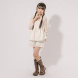 【ふくれジャガード】ハイウエスフレアショートパンツ | URBAN CHERRY | 詳細画像18