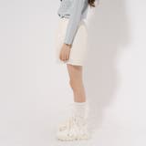 【ふくれジャガード】ハイウエスフレアショートパンツ | URBAN CHERRY | 詳細画像4