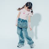 ヴィンテージライクウォッシュデニムスカートドッキングパンツ | URBAN CHERRY | 詳細画像17