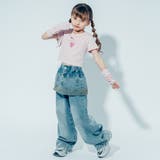 ヴィンテージライクウォッシュデニムスカートドッキングパンツ | URBAN CHERRY | 詳細画像8