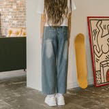 ウォッシュデザインルーズデニムパンツ | URBAN CHERRY | 詳細画像5