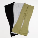 カラーリブメロウフレアパンツ | URBAN CHERRY | 詳細画像2