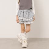 【ふわもち軽やか素材】レースツーティアフリルショートパンツ | URBAN CHERRY | 詳細画像3