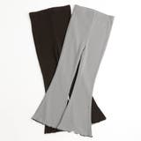 【伸縮性・保温性バツグン】リブカットソーフレアレギンスパンツ | URBAN CHERRY | 詳細画像2