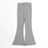 【伸縮性・保温性バツグン】リブカットソーフレアレギンスパンツ | URBAN CHERRY | 詳細画像5