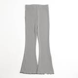 【伸縮性・保温性バツグン】リブカットソーフレアレギンスパンツ | URBAN CHERRY | 詳細画像7