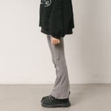 【伸縮性・保温性バツグン】リブカットソーフレアレギンスパンツ | URBAN CHERRY | 詳細画像8