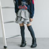 【U.TRACK/ユードットトラック】ラインツーティアフリルショートパンツ | URBAN CHERRY | 詳細画像3