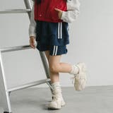 【U.TRACK/ユードットトラック】ラインツーティアフリルショートパンツ | URBAN CHERRY | 詳細画像4