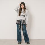 【レイヤードシャツ付属】ワイドデニム | URBAN CHERRY | 詳細画像26