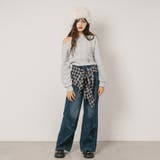 【レイヤードシャツ付属】ワイドデニム | URBAN CHERRY | 詳細画像7