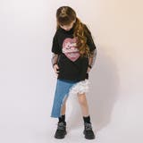 【インナーパンツ付き】レースフリルドッキングアシメハートフリンジデニムスカート | URBAN CHERRY | 詳細画像41