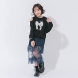 【CHIPIE シピ】インナーパンツ付きリボンデニムドッキングフリルシアースカー… | URBAN CHERRY | 詳細画像16 