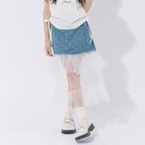 【CHIPIE シピ】インナーパンツ付きリボンデニムドッキングフリルシアースカー… | URBAN CHERRY | 詳細画像3 
