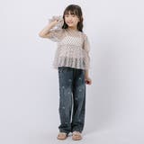 ミニリボン刺繍ストレートデニムパンツ | URBAN CHERRY | 詳細画像3