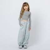 チェックレイヤードライクリボンデザインナイロンパンツ | URBAN CHERRY | 詳細画像10 
