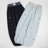 チェックレイヤードライクリボンデザインナイロンパンツ | URBAN CHERRY | 詳細画像4 