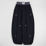 チェックレイヤードライクリボンデザインナイロンパンツ | URBAN CHERRY | 詳細画像5 
