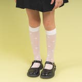 シースルーハートドットデザインハイソックス3足セット | URBAN CHERRY | 詳細画像3